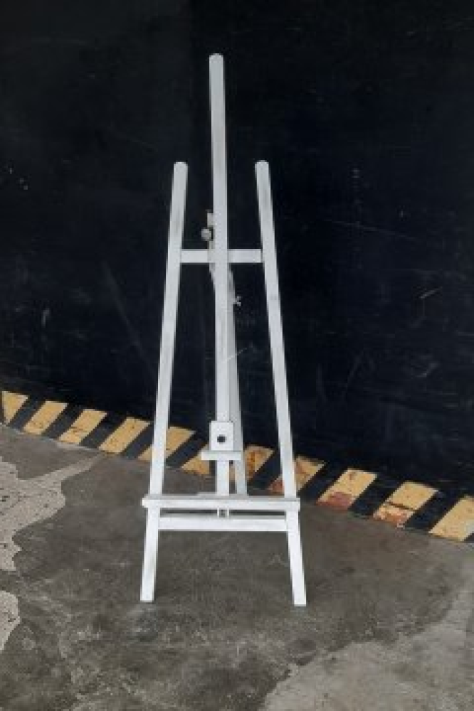 Malířský stojan - bílý