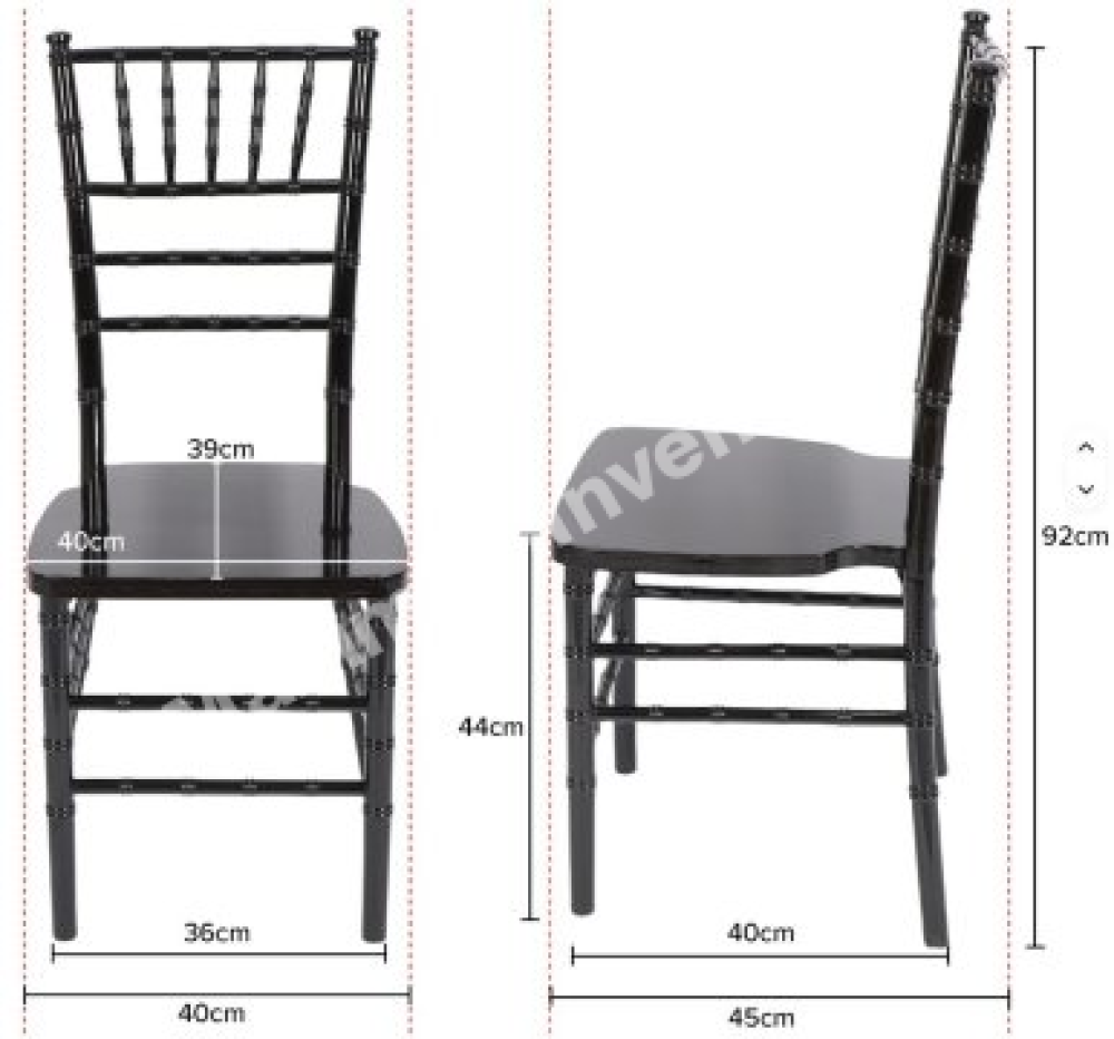 židle TIFFANY černá