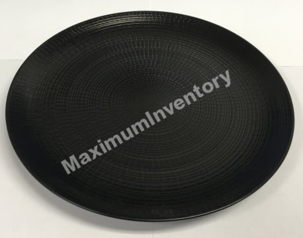 talíř masový černý Ø 28cm